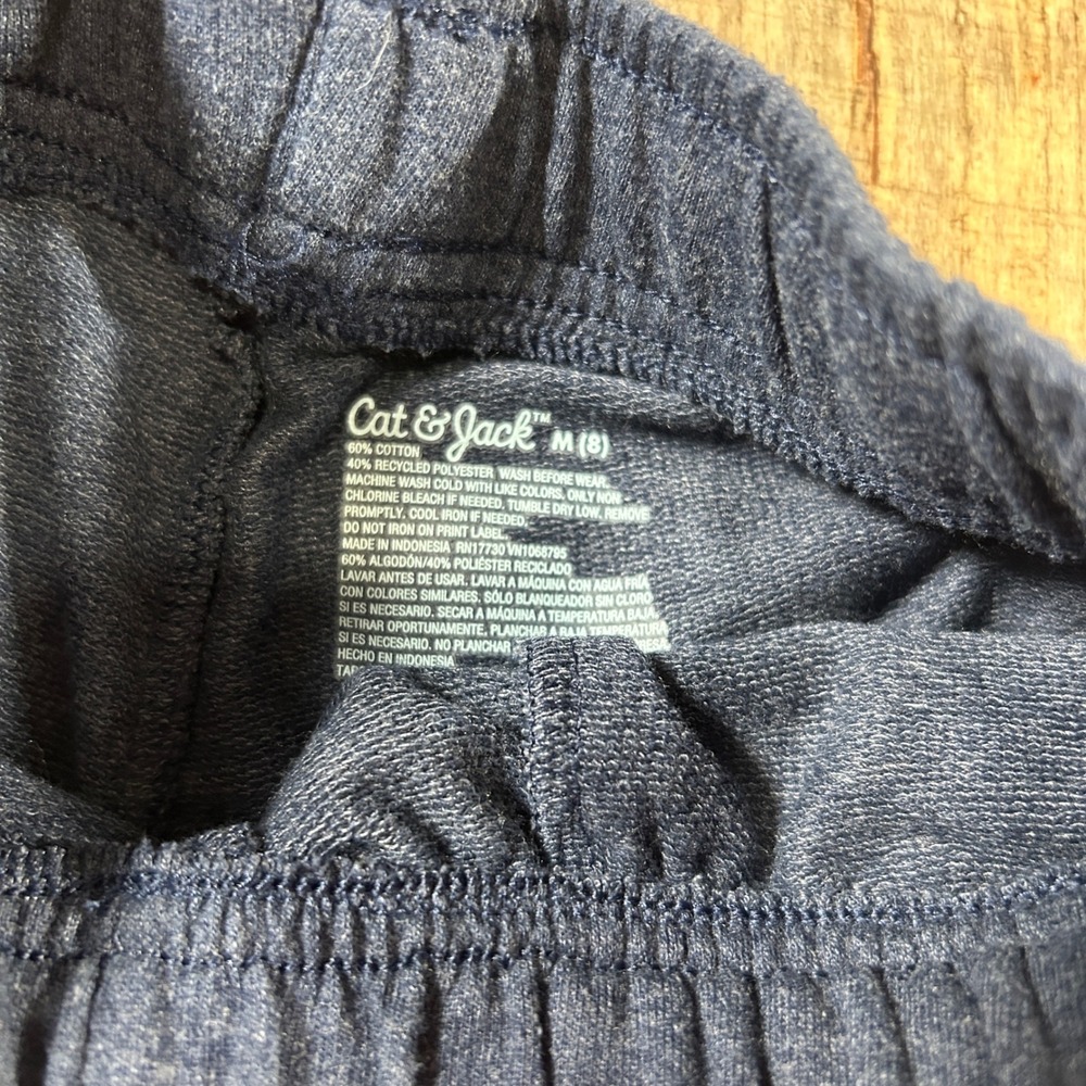 Cat & Jack Boys Knit Sweat Shorts Bundle Lot 3 Pack Elastic Waist Pockets Size 8 - Picture 4 of 7